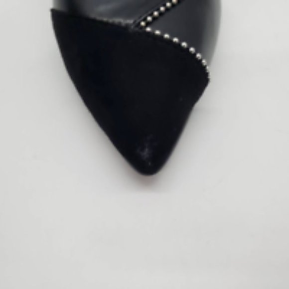 Midnight Velvet Womens Classic Pump Black Pointed Toe Slip‎ On Stilettos 7.5 M - Picture 10 of 10